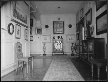 Image: Entrance hallway, Alexander Turnbull Library, Bowen Street, Wellington