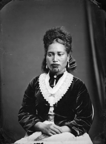 Image: Maori woman from Hawkes Bay district