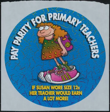Image: Pay Parity for Primary Teachers sticker