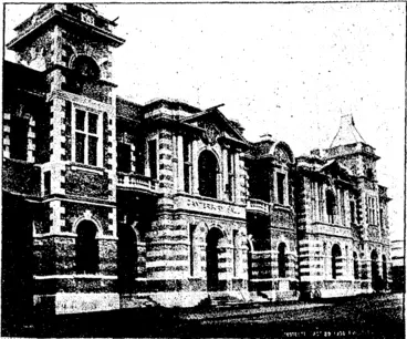 Image: THE AGRICULTURAL AND INDUSTRIAL HALL, CHRISTCHURCH, (New Zealand Illustrated Magazine, 01 December 1900)