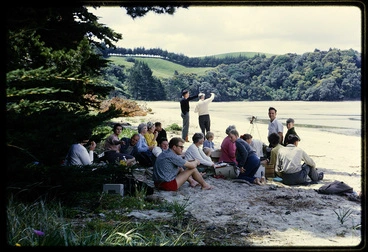 Image: Church picnic at Snell's Beach
