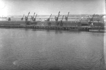 Image: Looking east by north towards Orakei, from Queens Wharf showing....