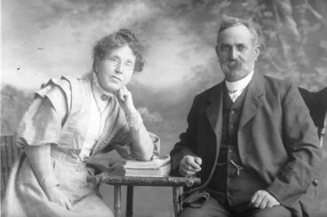 Image: a man and woman in the Young group 1910