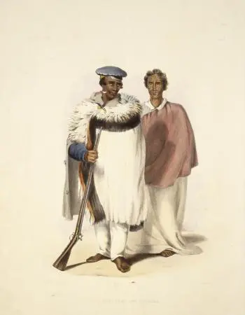 Image: Hone Wiremu Heke Pokai (left) and Eruera Maihi Patuone by George French Angas