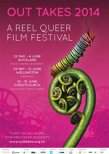 Image: Out Takes festival poster, 2014