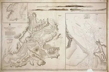Image: Otago Harbour surveyed by Captain J. L. Stokes, Commander G. H. Richards, Messrs. F. J. Evans Master, R. Bradshaw Mate J. W. Smith 2nd Mastr. & P.W. Oke Masts Asst. H.M.S. Acheron 1850