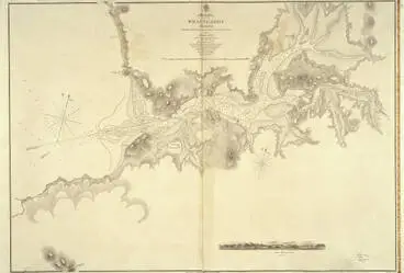 Image: Whaingaroa Harbour, surveyed by B. Drury, P. Oke, H. Ellis, 1854
