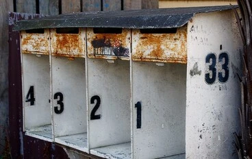 Image: rusty mail