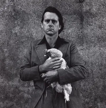 Image: Self portrait with rooster