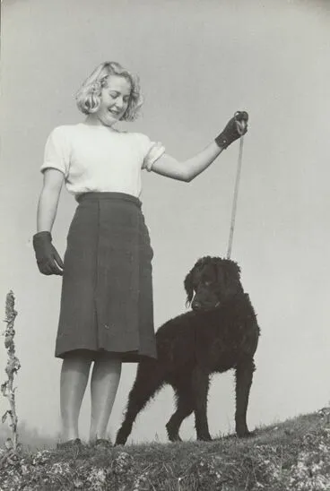 Image: Vivienne Hopkins and dog