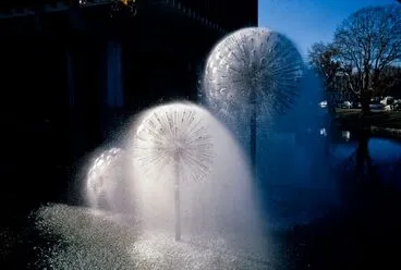 Image: Christchurch Town Hall, water fountain