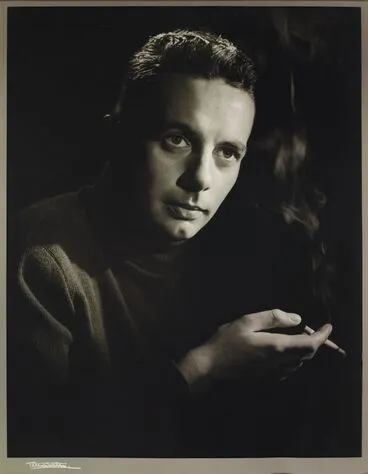 Image: Portrait of a man smoking