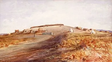 Image: Redoubt built on the site of Gate Pa