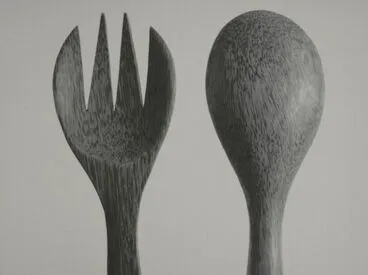 Image: Fork and spoon, 2003
