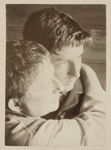 Image: Two men embracing
