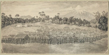 Image: Artist unknown :Parihaka [1881 or later?]