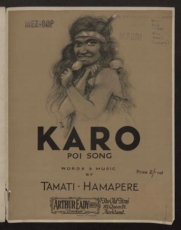Image: Karo : poi song / words and music by Tamati-Hamapere.