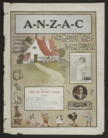 Image: ANZAC = (Australian-New Zealand Army Corps) / words and music by Tony Armstrong.