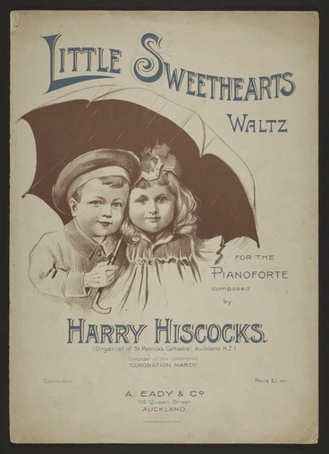 Image: Little sweethearts waltz : for the pianoforte / composed by Harry Hiscocks.