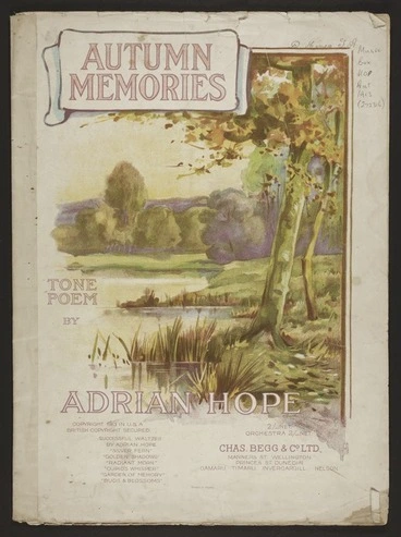 Image: Autumn memories : tone poem / Adrian Hope.