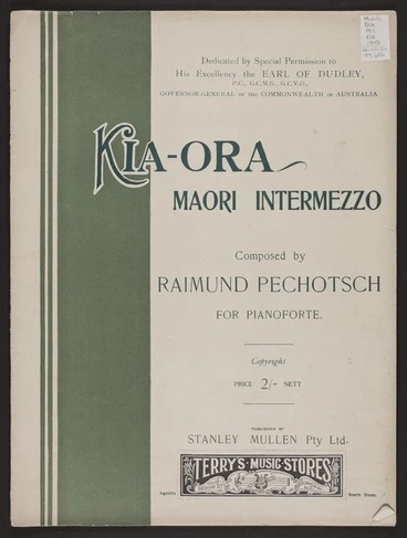 Image: Kia-ora Māori intermezzo / composed by Raimund Pechotsch.