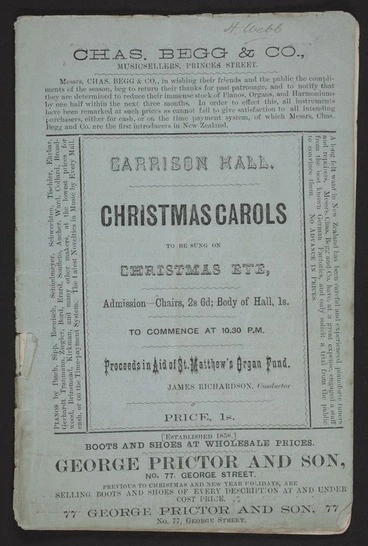 Image: Christmas carols.