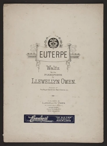 Image: The Euterpe waltz / Llewellyn Owen.