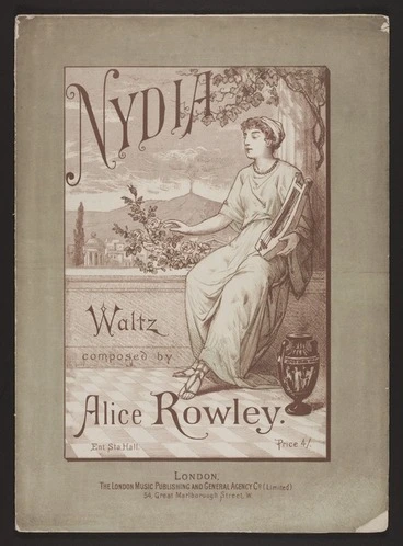 Image: Nydia : waltz / composed by Alice Rowley.