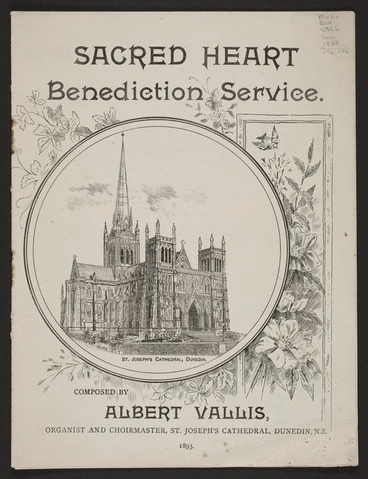 Image: Sacred Heart benediction service / composed by Albert Vallis.