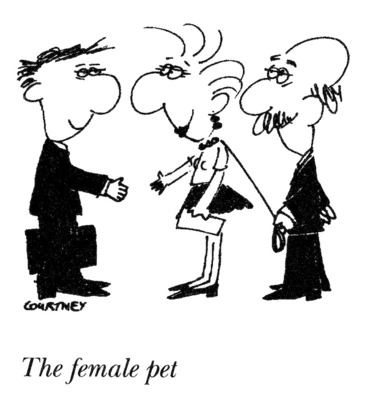 Image: Courtney, Helen Kathleen, 1952- :The female pet. Women Managers, 1991.