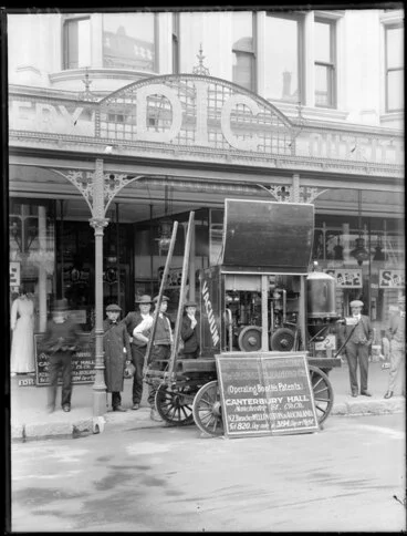 Image: The Vacuum Cleaning Company, Canterbury Hall, Manchester Street, Christchurch