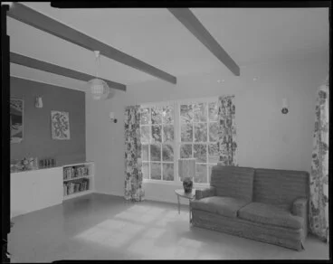 Image: Manthel House living room, Wellington