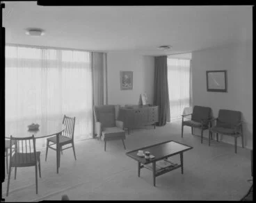 Image: Aston Towers interior, living room area