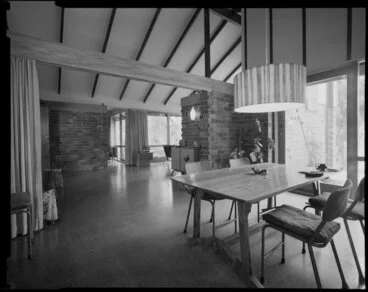 Image: Dining room of Power house, Silverstream