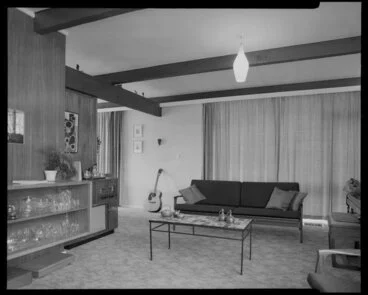 Image: Living room of Utting house [Wellington?]