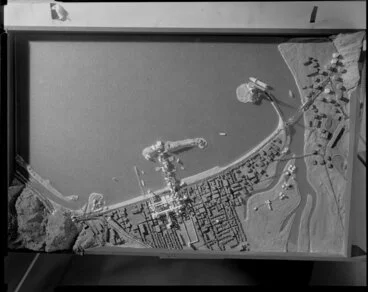Image: Landscape model for Petone foreshore and marina, Lower Hutt
