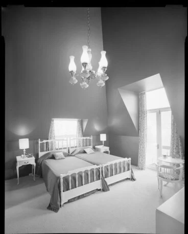 Image: Bedroom interior, Todd house