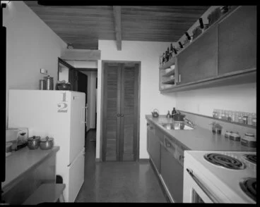 Image: Kitchen interior, Jon Craig house, Wellington