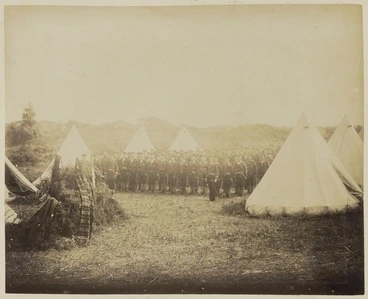 Image: Wellington naval volunteers, Parihaka, Taranaki, New Zealand