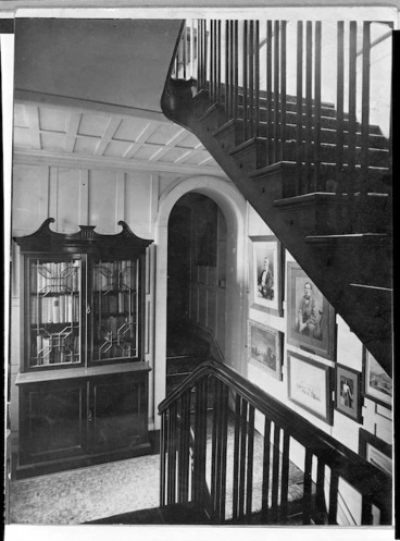 Image: Alexander Turnbull Library stairway, Bowen Street, Wellington