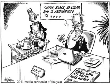 Image: Hubbard, James, 1949- :"Coffee black, no sugar and 2 arrowroots ta ...." 17 July 2011