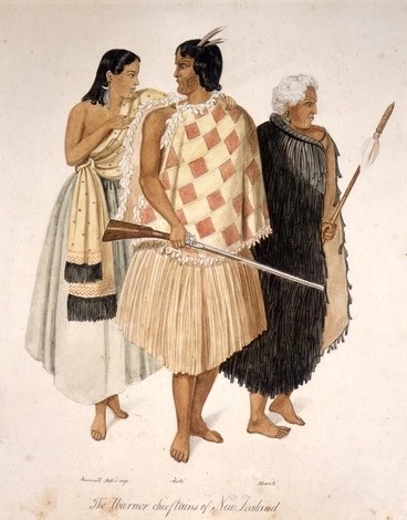 Image: Hōne Heke, Kawiti and Hariata Rongo
