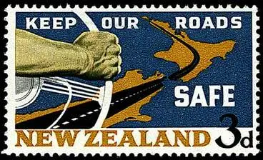 Image: Road-safety stamp