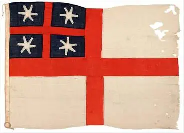 Image: United Tribes’ flag: New Zealand Company flag, 1839