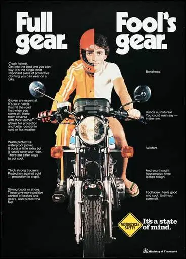 Image: Motorcycle safety gear