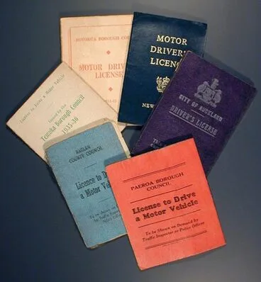 Image: Old driver licences