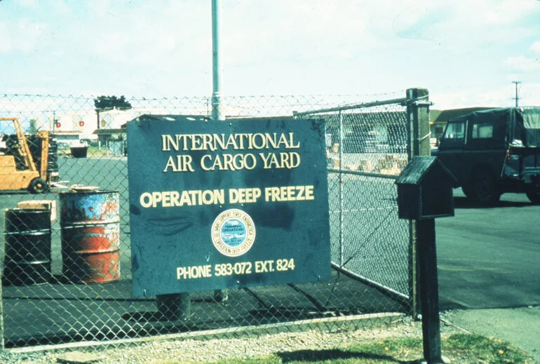 Image: International Air Cargo Yard - Operation Deep Freeze