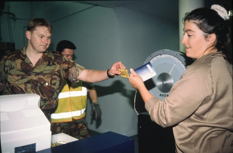 Image: Checking in for an Antarctic Flight