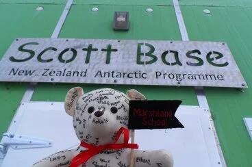 Image: Teddy goes to Antarctica