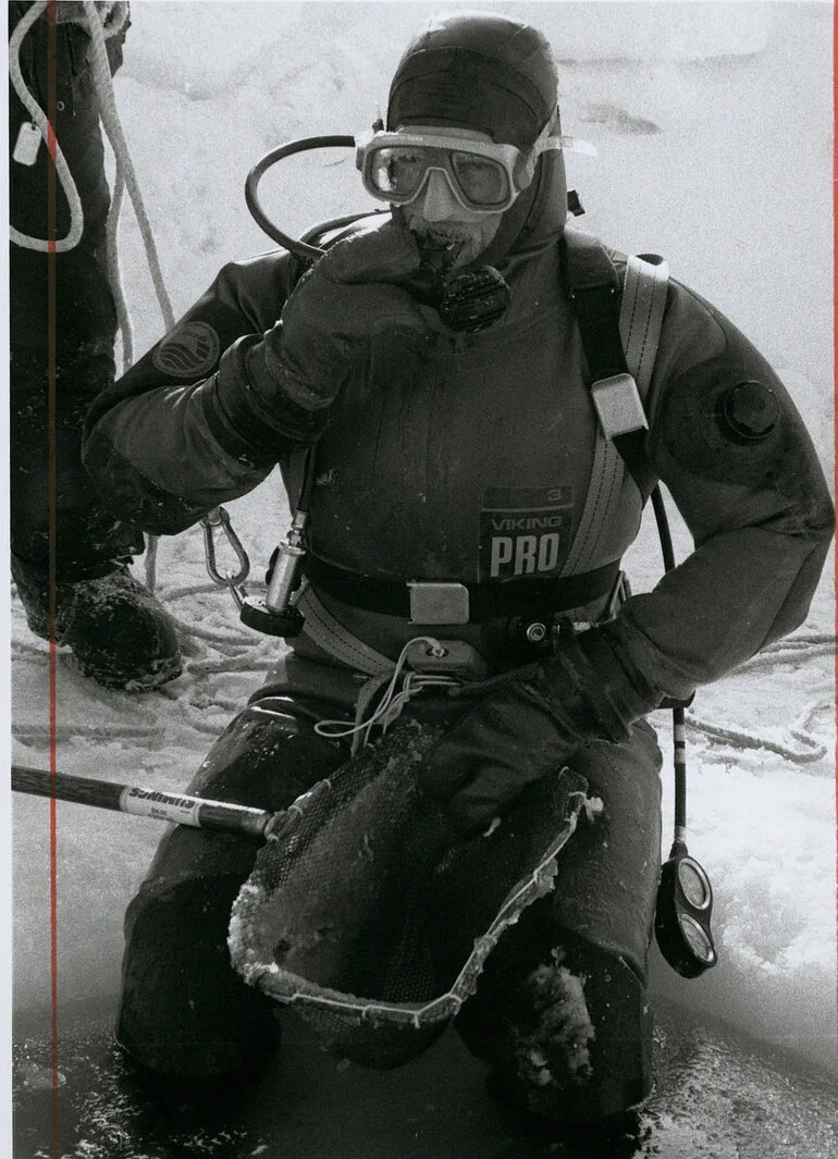 Image: Ed Aaron| DSIR dive supervisor